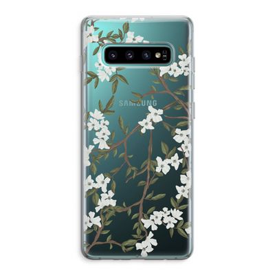 Blossoming spring: Samsung Galaxy S10 Plus Transparant Hoesje
