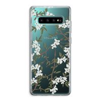 Blossoming spring: Samsung Galaxy S10 Plus Transparant Hoesje