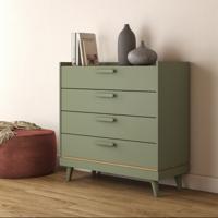 Home365 Ladekast Skagen - Groen - 4 Lades