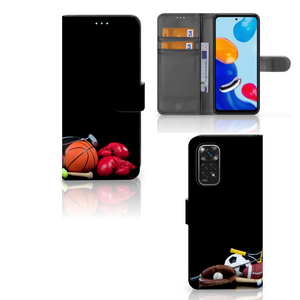 Xiaomi Redmi Note 11/11S Wallet Case met Pasjes Sports