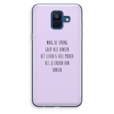 Sprong: Samsung Galaxy A6 (2018) Transparant Hoesje