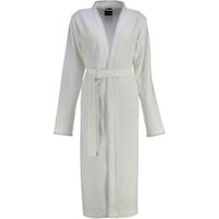 Cawö Cawö 812 Dames kimono badjas - weiß-67 48/50