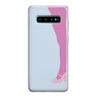 Pink panty: Samsung Galaxy S10 Plus Transparant Hoesje