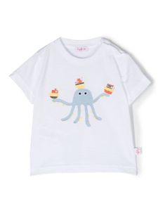 Il Gufo graphic print cotton T-shirt - Blanc