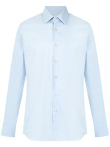 Prada chemise cintrée en popeline - Bleu