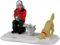 Lemax ice fishing buddies kerstdorp figuur type 3 Vail Village 2022