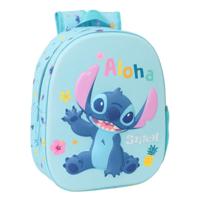 Kinderrugzak Lilo & Stitch Licht Blauw 27 x 33 x 10 cm 3D