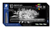 Fijnschrijver pigment pen intens zwart