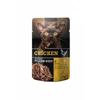 Leonardo - Chicken + extra pulled beef - Pouch - 16 x 70 g - thumbnail
