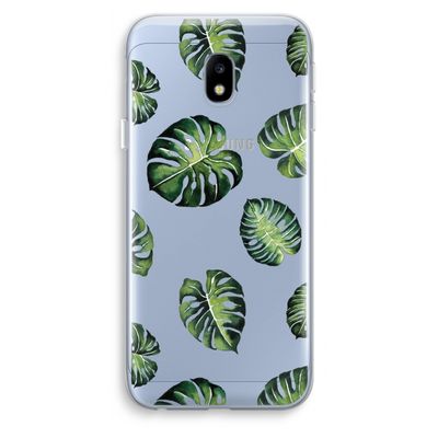 Tropische bladeren: Samsung Galaxy J3 (2017) Transparant Hoesje