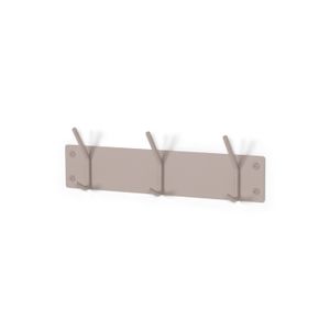 Kapstok Duncan Taupe 3-haaks