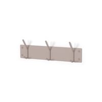 Kapstok Duncan Taupe 3-haaks