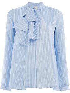 Maison Rabih Kayrouz striped blouse - Bleu