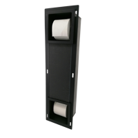 L'Aqua RVS InWall inbouw toiletrolhouder met reserverolhouder L'Aqua RVS InWall inbouw toiletrolhouder met reserverolhouder