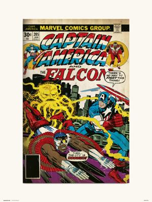 Kunstdruk Marvel Captain America 205 30x40cm