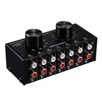 B016 6 ingang 1 uitgang audio signaalbron selectie Switcher uitgang volume aanpassing controle RCA-poort