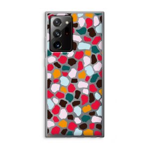 Colored Giraffe: Samsung Galaxy Note 20 Ultra / Note 20 Ultra 5G Transparant Hoesje