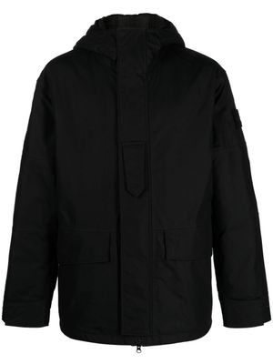 Stone Island veste zippée en coton - Noir