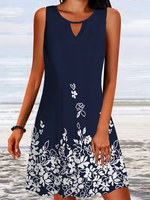 Floral Sleeveless Dress - thumbnail