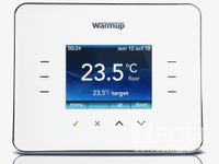 Warmup 3iE Cloud White thermostaat touch screen>