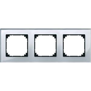 Merten 489360 Afdekking Frame M-Plan, System M Zilver 1 stuk(s)