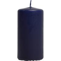 Creativ Company Kaarsen, h: 100 mm, d 50 mm, blauw, 12 stuk/ 1 doos