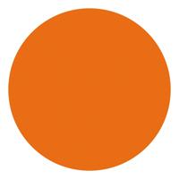 Creativ Company Textile color dekkende textielverf - oranje, 250ml