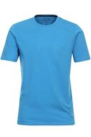 Redmond Casual Regular Fit T-Shirt ronde hals lichtblauw, Effen