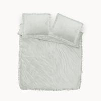 RoyalTextile - Velvet Ruffles Dekbedovertrek - Wit - 240 x 220 RoyalTextile - Velvet Ruffles Dekbedovertrek - Wit - 240 x 220