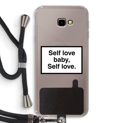 Self love: Samsung Galaxy J4 Plus Transparant Hoesje met koord