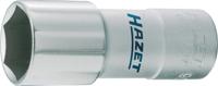 HAZET bougiedopsleutel 900amgt · 1/2 inch (12,5 mm) vierkant hol · buiten-zeskant-profiel · sw 16 mm · 5/8?
