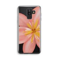 Pink Ellila Flower: Samsung Galaxy J8 (2018) Transparant Hoesje - thumbnail