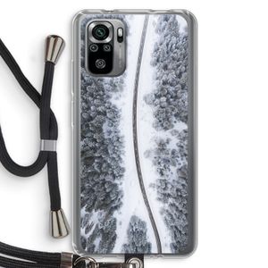Snøfall: Xiaomi Redmi Note 10S Transparant Hoesje met koord