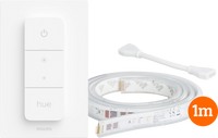Philips Hue Lightstrip Plus White & Color 1m uitbreiding + Draadloze dimmer - thumbnail