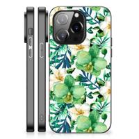 iPhone 14 Pro Bloemen Hoesje Orchidee Groen
