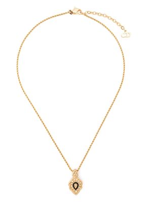 Christian Dior Pre-Owned collier à pendentif slogan (années 1980)