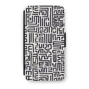 Moroccan Print: iPhone X Flip Hoesje