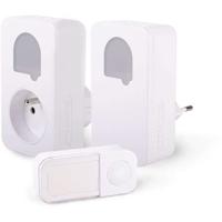 Chimes - SCS SENTINEL - SONE DUO - Draadloos en batterijloos - Set van 2 - Bereik 150+50 meter - Zelfvoorzienend