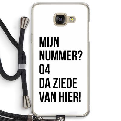 Da ziede van hier: Samsung Galaxy A5 (2016) Transparant Hoesje met koord