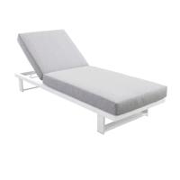 Kazuko lounger aluminium white Yoi - Yoi