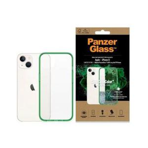 iPhone 13/14/15 PanzerGlass ClearCase Antibacterial Case - Green / Clear