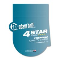 Adam Hall 4 Star BMV 1000 Rean microfoonkabel XLR male naar jack stereo 10m - thumbnail