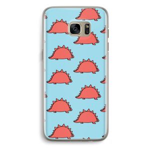 Dinosawrr: Samsung Galaxy S7 Edge Transparant Hoesje