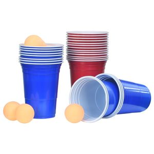 VidaXL Bierpongtafelset 0,5 l kunststof