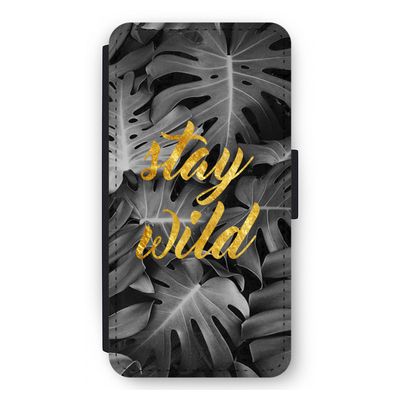 Stay wild: iPhone 11 Pro Max Flip Hoesje