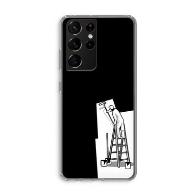 Musketon Painter: Samsung Galaxy S21 Ultra Transparant Hoesje