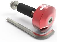 OXFORD stuurdoppen "barends 1 handlebar plugs 1 red 22mm handlebars