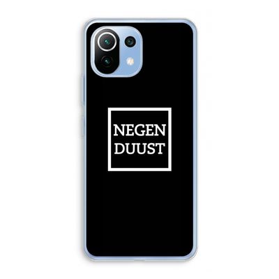 Negenduust black: Xiaomi Mi 11 Lite Transparant Hoesje