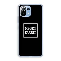 Negenduust black: Xiaomi Mi 11 Lite Transparant Hoesje