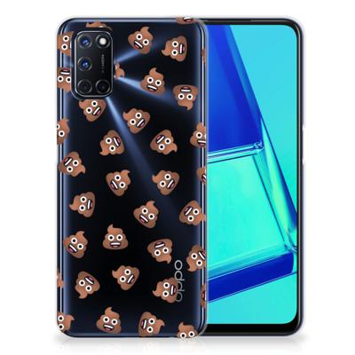 TPU bumper voor OPPO A52 | A72 Poep Emojis
